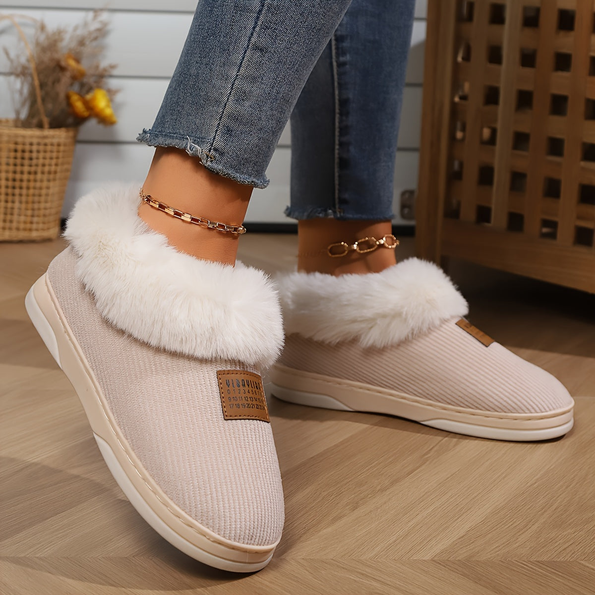 Ellis Gewatteerde Pantoffels | Warm & Comfortabel | Perfect voor Thuis